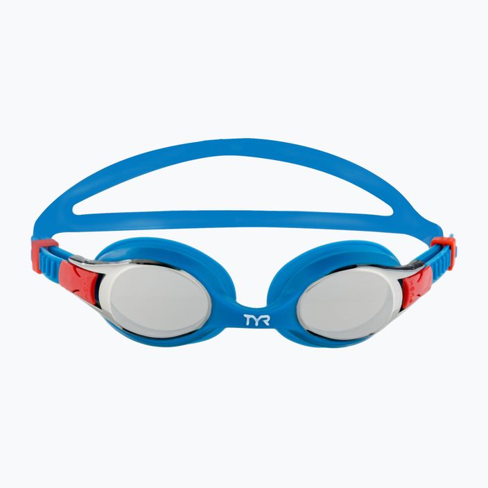 TYR úszószemüveg gyerekeknek Swimple Metallized ezüst/kék 2