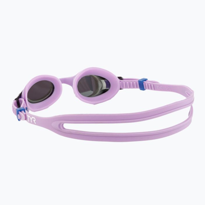 TYR úszószemüveg gyerekeknek Swimple Metallizált szilvger/lila 4
