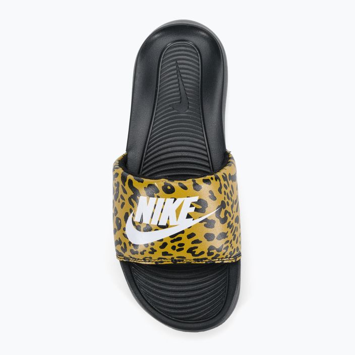 Női Nike Victori One Slide Print flip flop fekete CN9676-700 6