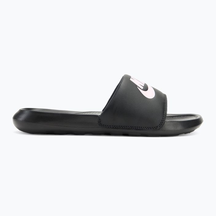 Nike Victori One Slide fekete/fekete/lila női flip-flopok 2