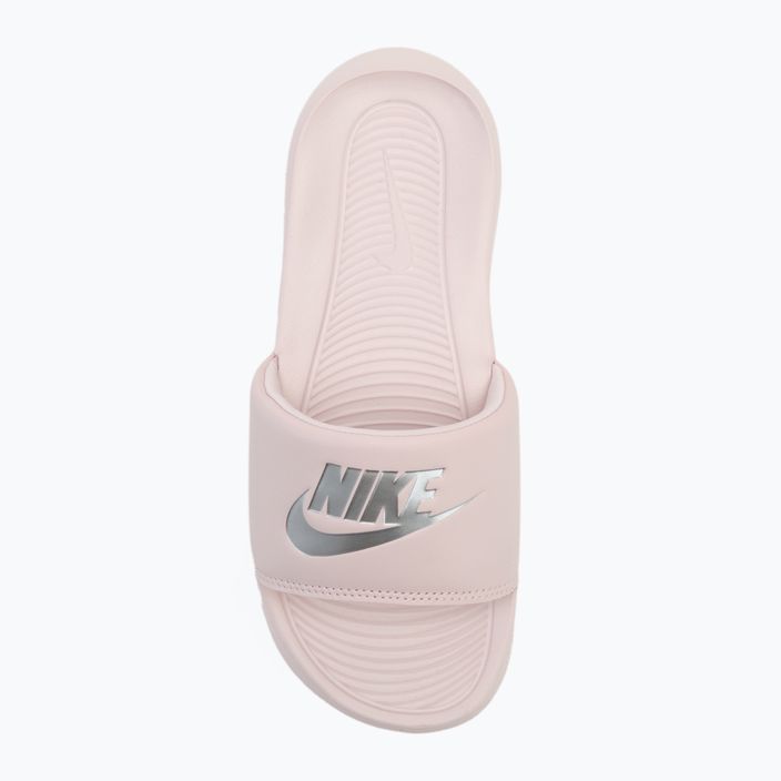 Nike Victori One Slide női flip flop alig rózsaszín/ alig rózsaszín/metál ezüst 5