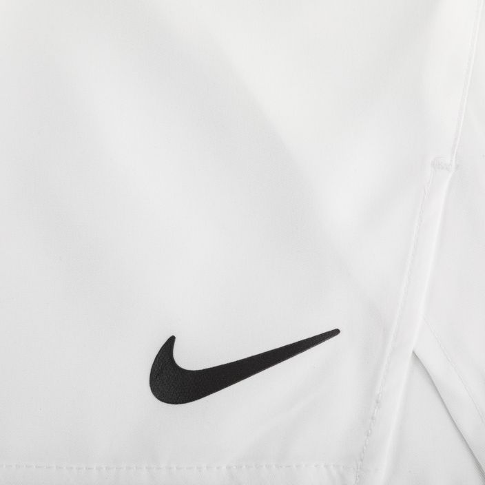 Férfi Nike Court Dri-Fit Victory 9" tenisz rövidnadrág fehér/fekete 3