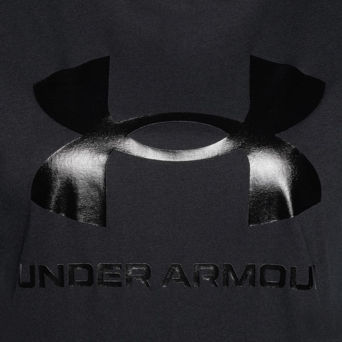 Under Armour Live Sportstyle Graphic fekete/fekete női póló 6