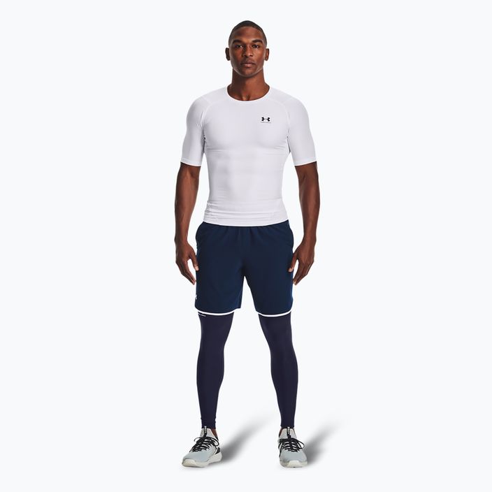 Under Armour HeatGear midnight navy/fehér férfi edzőleggings 2