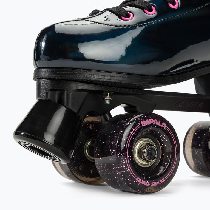 Női görkorcsolya IMPALA Quad Skate black holographic 8
