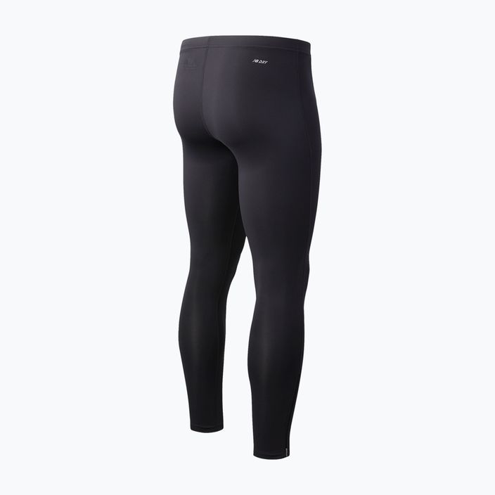 Férfi New Balance Core Run futó leggings fekete 2