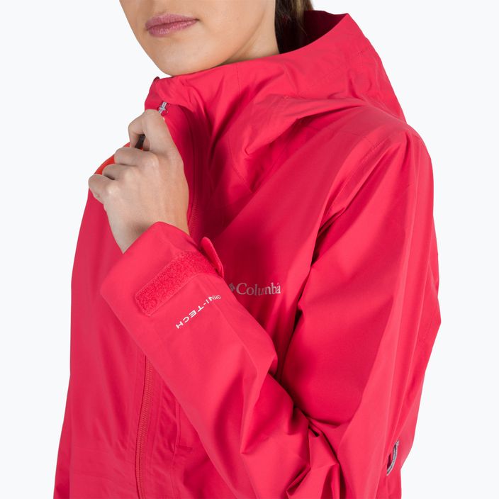 Columbia Omni-Tech Ampli-Dry női vízálló kabát 676 piros 1938973 4