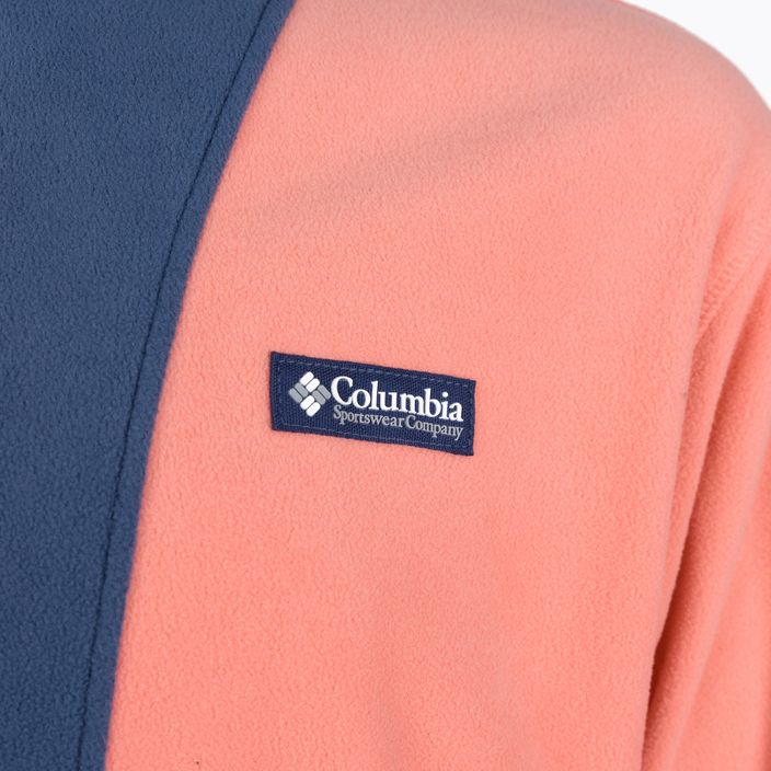Columbia Back Bowl 879 férfi fleece pulóver narancssárga-kék 1890764 3