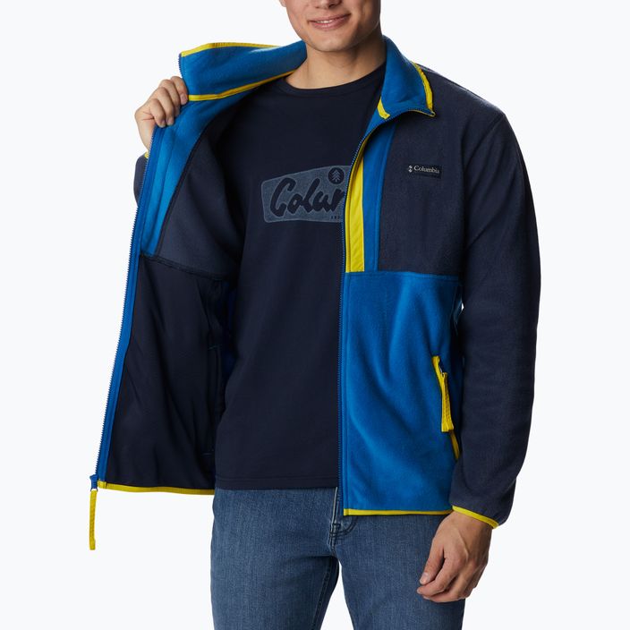 Columbia Back Bowl férfi fleece pulóver kék 1872794 5
