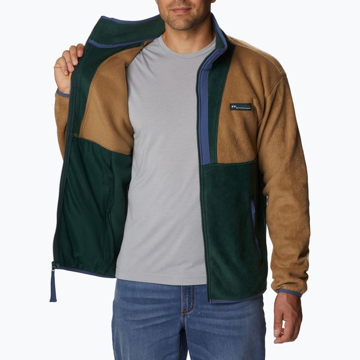 Columbia Back Bowl férfi fleece pulóver zöld 1872794 6