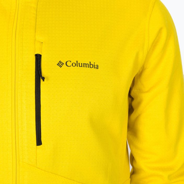 Columbia Park View férfi trekking pulóver sárga 1952222 8