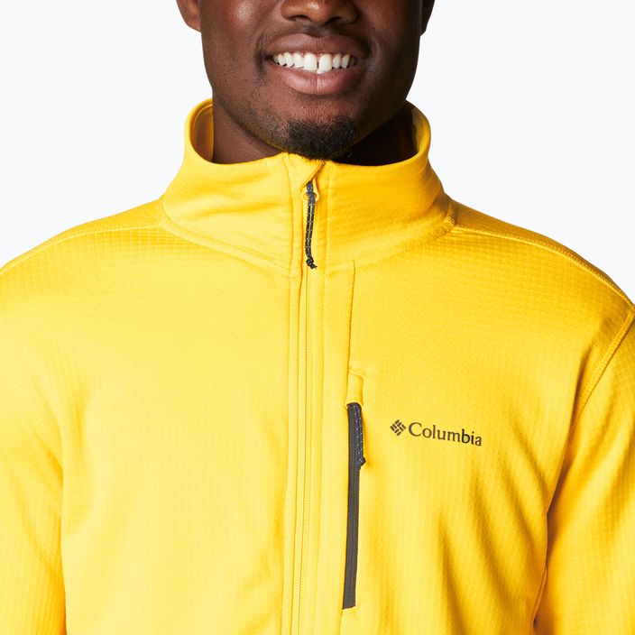 Columbia Park View férfi trekking pulóver sárga 1952222 5