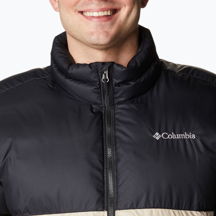 Columbia Pike Lake Mid férfi pehelypaplan kabát fekete és bézs 2008403 6