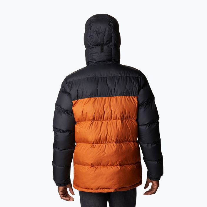 Columbia Pike Lake kapucnis férfi pehelypaplan kabát fekete-narancs 1738032 3