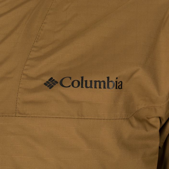 Columbia Point Park Insulated férfi pehelypaplan kabát barna-fekete-sárga 1956811 12