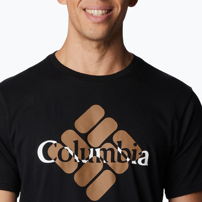Columbia CSC Seasonal Logo férfi trekking póló fekete 1991031 5
