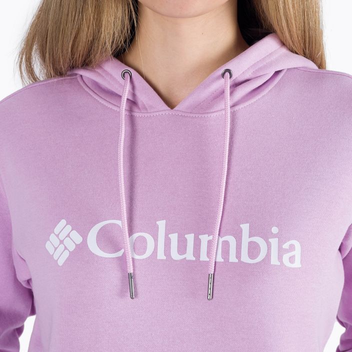 Női trekking pulóver Columbia Logo lila 1895751 5