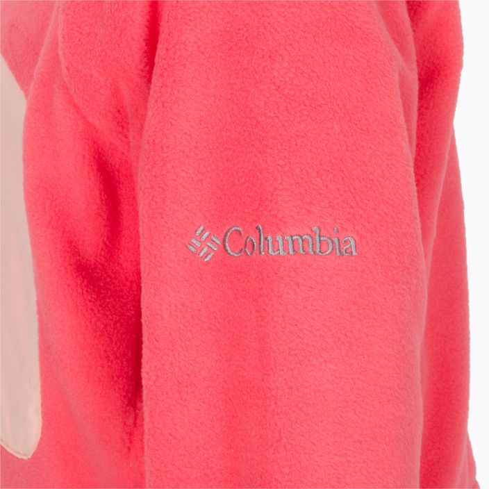 Columbia Fast Trek III gyermek fleece pulóver rózsaszín 1887852 5