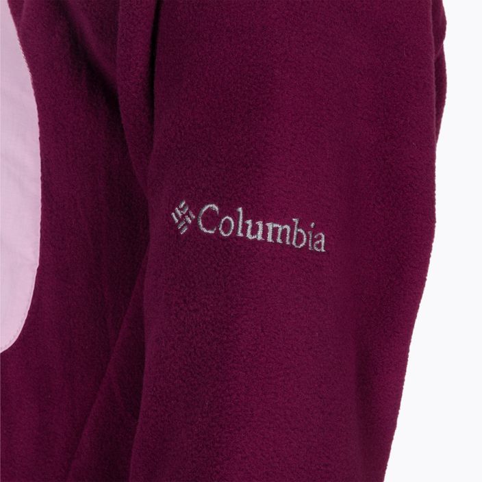 Columbia Fast Trek III gyermek fleece pulóver lila 1887852 5