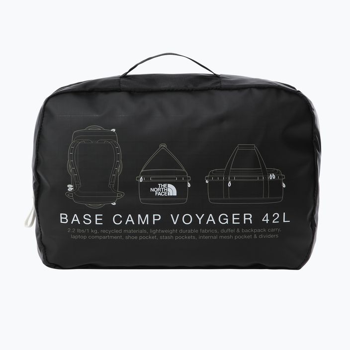The North Face Base Camp Voyager Duffel 42 l utazótáska fekete NF0A52RQKY41 12