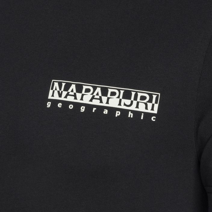 Férfi Napapijri S-Tahi fekete póló 3