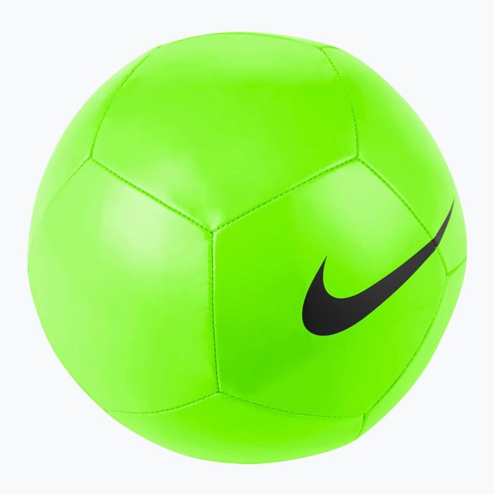 Nike Pitch Team elektromos zöld/fekete 3 méretű labdarúgó labdarúgó 2