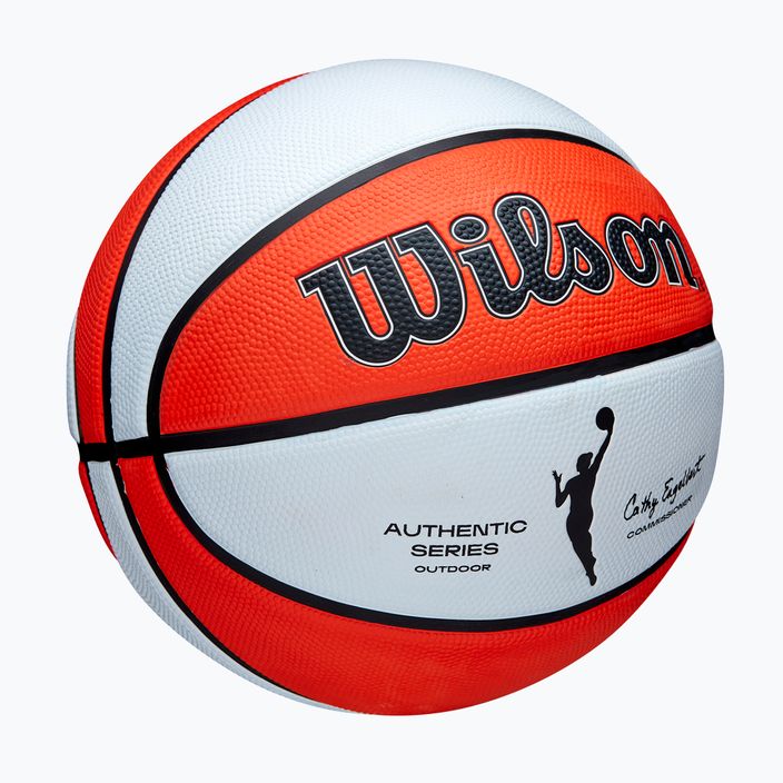 Wilson WNBA Authentic Series Outdoor narancssárga/fehér gyermek kosárlabda 5. méret 2