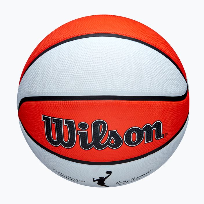 Wilson WNBA Authentic Series Outdoor narancssárga/fehér gyermek kosárlabda 5. méret 4
