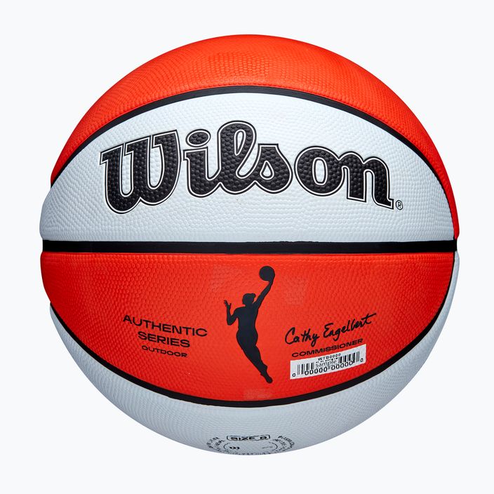 Wilson WNBA Authentic Series Outdoor narancssárga/fehér gyermek kosárlabda 5. méret 5