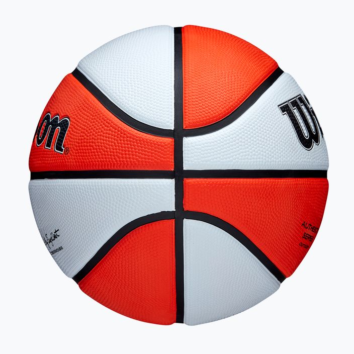 Wilson WNBA Authentic Series Outdoor narancssárga/fehér gyermek kosárlabda 5. méret 6