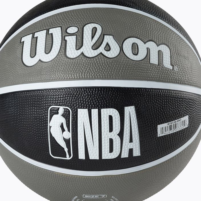 Wilson NBA Team Tribute Brooklyn Nets kosárlabda szürke WTB1300XBBRO 3
