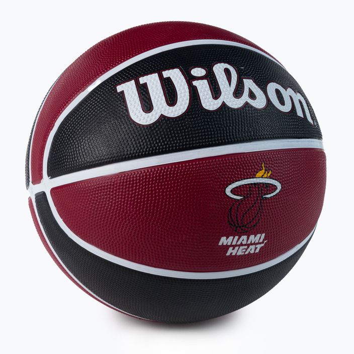 Wilson NBA Team Tribute Miami Heat gesztenyebarna kosárlabda WTB1300XBMIA 2