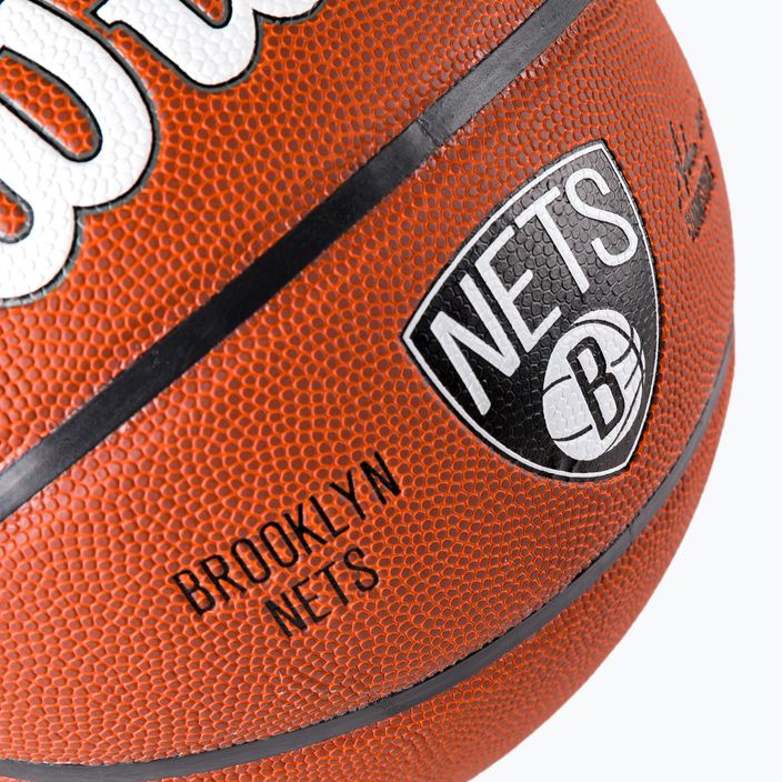 Wilson NBA Team Alliance Brooklyn Nets kosárlabda barna WTB3100XBBRO 3