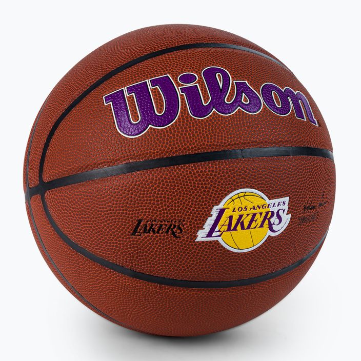 Wilson NBA Team Alliance Los Angeles Lakers kosárlabda barna WTB3100XBLAL 2