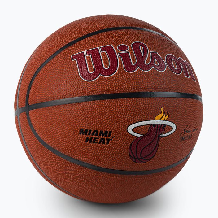 Wilson NBA Team Alliance Miami Heat kosárlabda barna WTB3100XBMIA 2