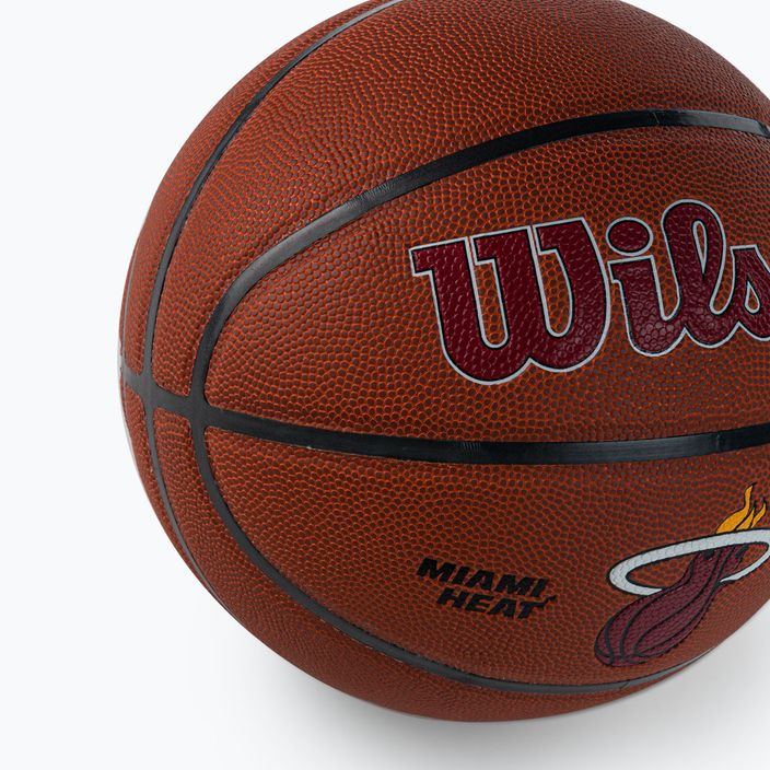 Wilson NBA Team Alliance Miami Heat kosárlabda barna WTB3100XBMIA 3