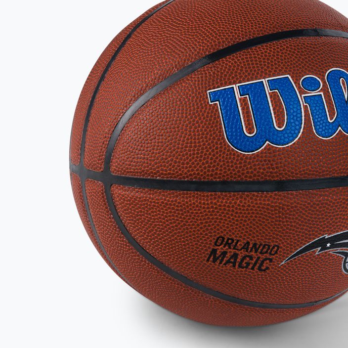 Wilson NBA Team Alliance Orlando Magic kosárlabda barna WTB3100XBORL kosárlabda 3