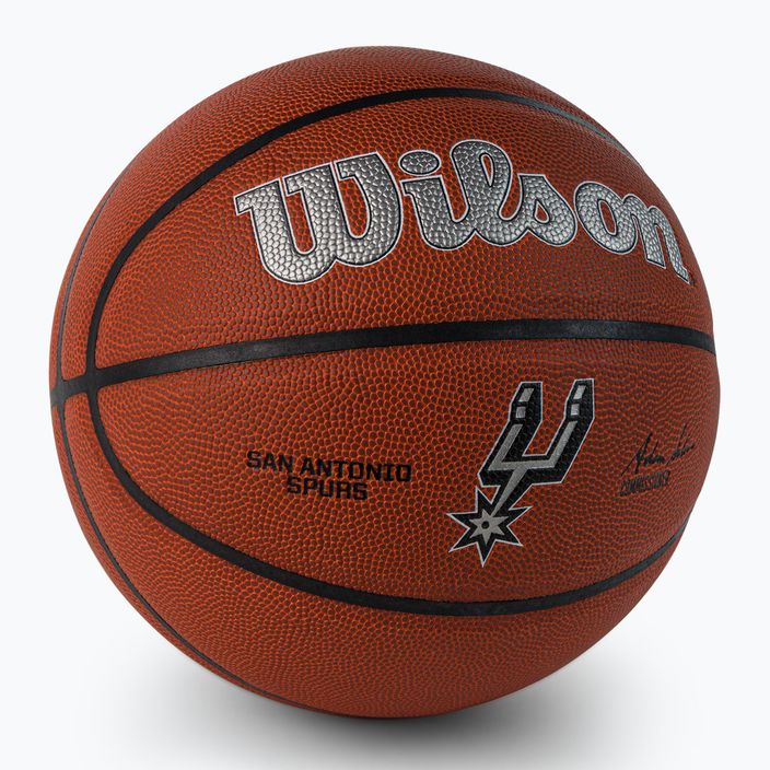 Wilson NBA Team Alliance San Antonio Spurs kosárlabda barna WTB3100XBSAN 2