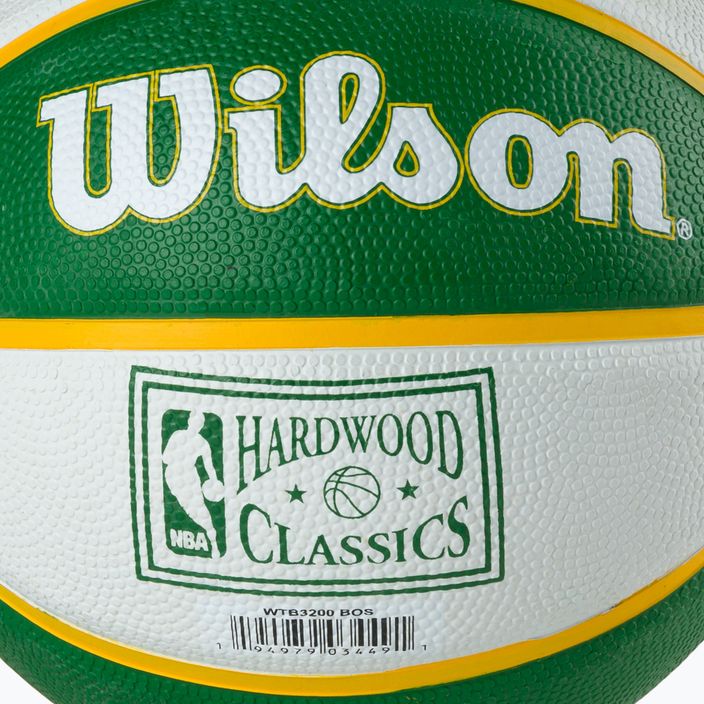 Mini kosárlabda Wilson NBA csapat Retro Mini Boston Celtics zöld WTB3200XBBOS 3