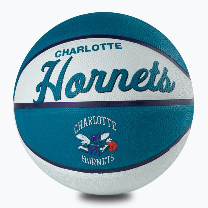 Mini kosárlabda Wilson NBA csapat Retro Mini Charlotte Hornets kék WTB3200XBCHA