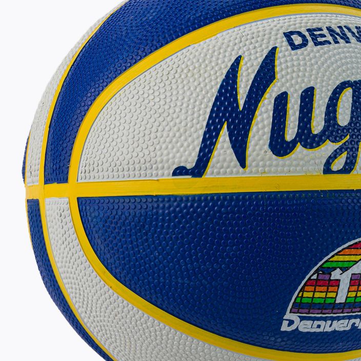 Mini kosárlabda Wilson NBA csapat Retro Mini Denver Nuggets kék WTB3200XBDEN 3