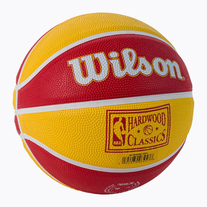 Mini kosárlabda Wilson NBA csapat Retro Mini Houston Rockets gesztenyebarna WTB3200XBHOU 2