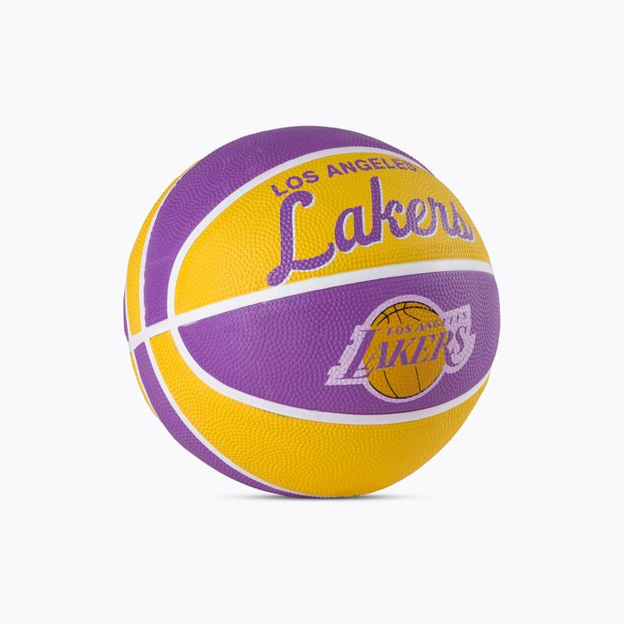 Mini kosárlabda Wilson NBA csapat Retro Mini Los Angeles Lakers lila WTB3200XBLAL 2