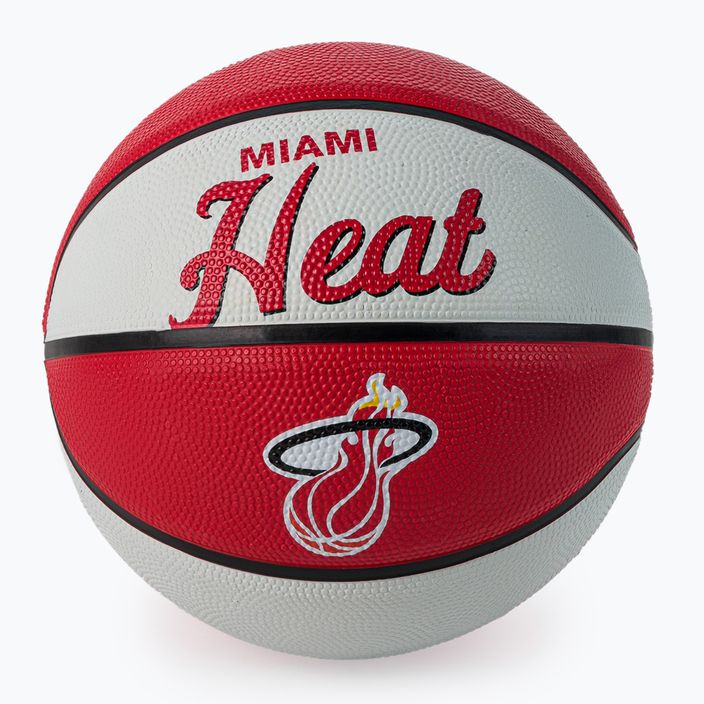 Mini kosárlabda Wilson NBA csapat Retro Mini Miami Heat piros WTB3200XBMIA