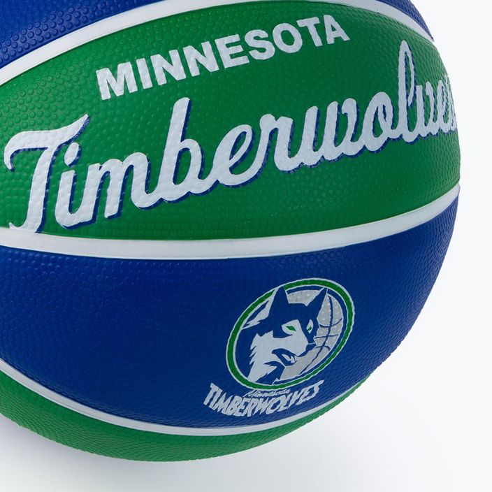 Mini kosárlabda Wilson NBA csapat Retro Mini Minnesota Timberwolves zöld WTB3200XBMIN 3