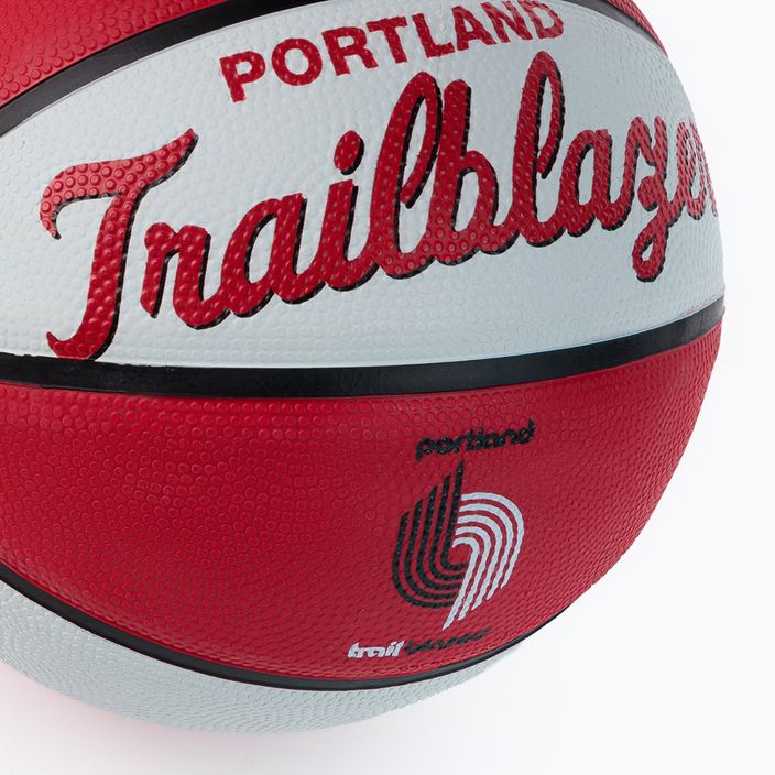 Mini kosárlabda Wilson NBA csapat Retro Mini Portland Trail Blazers piros WTB3200XBPOR 3