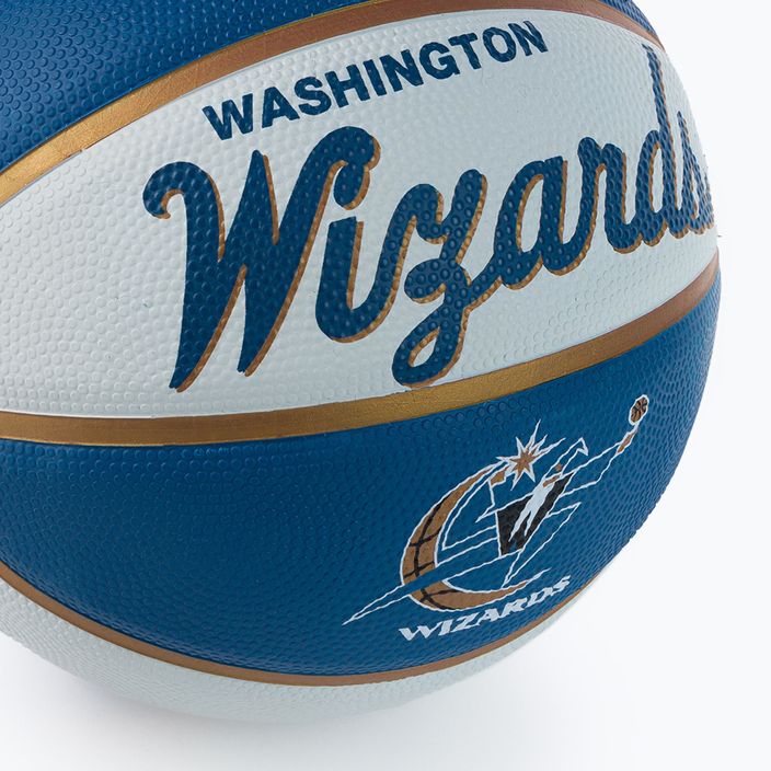 Mini kosárlabda Wilson NBA csapat Retro Mini Washington Wizards kék WTB3200XBWAS 3