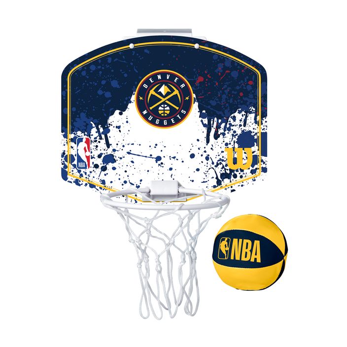 Wilson NBA Team Mini Hoop Denver Nuggets kosárlabda szett 2