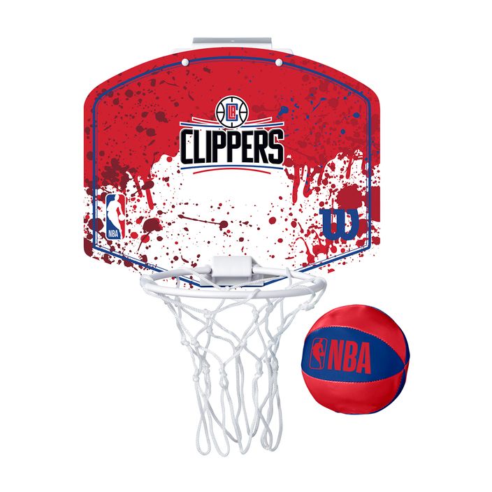 Wilson NBA Team Mini Hoop Los Angeles Clippers kosárlabda szett 2