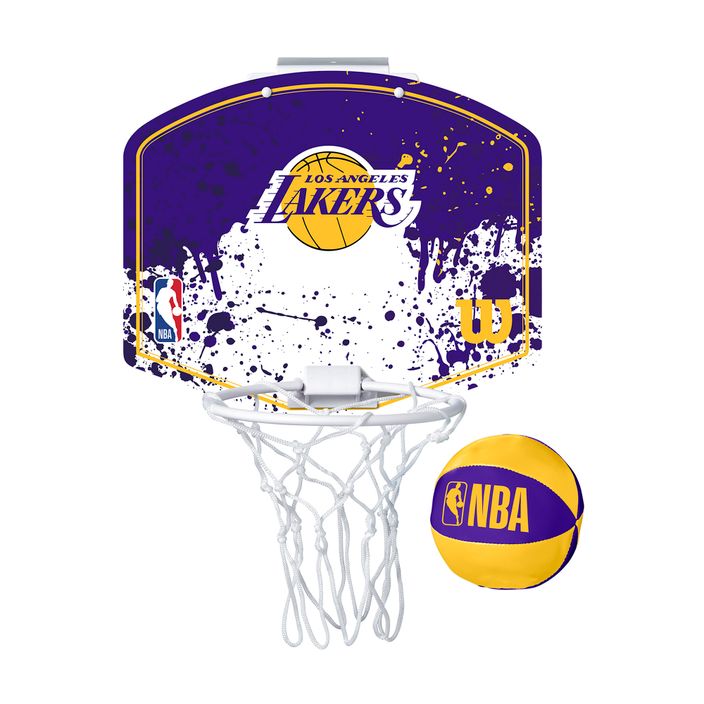 Wilson NBA Team Mini Hoop Los Angeles Lakers kosárlabda szett 2